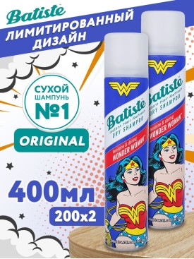 Сухой шампунь для волос Батист Wonder Woman 200мл 2шт