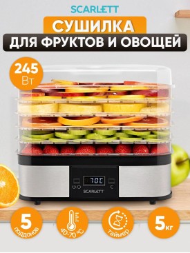 Сушилка для овощей и фруктов SC-FD421T19, электросушилка