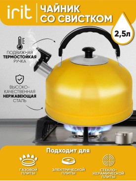 Чайник со свистком для плиты IRH-410 2,5 литра на кухню