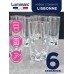 Набор стаканов 6 шт V0402 LISBONNE, стеклянные