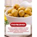 Оливки без косточки зеленые с Лимоном в банке 300 гр, 4 шт