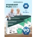 Подгузники для взрослого M Standart Plus впитывающие, 90 шт