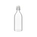 Стеклянная бутылка с бугельной пробкой 1 литр