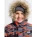Куртка зимняя мембрана теплая с капюшоном для детей
