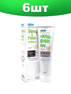 Корейская зубная паста Shining & Fresh для полости рта