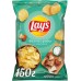 Чипсы LAYS картофельные БЕЛЫЕ ГРИБЫ Закуска для вечеринки оптом Снеки к пиву Лейс КОРОБКА (19 шт)